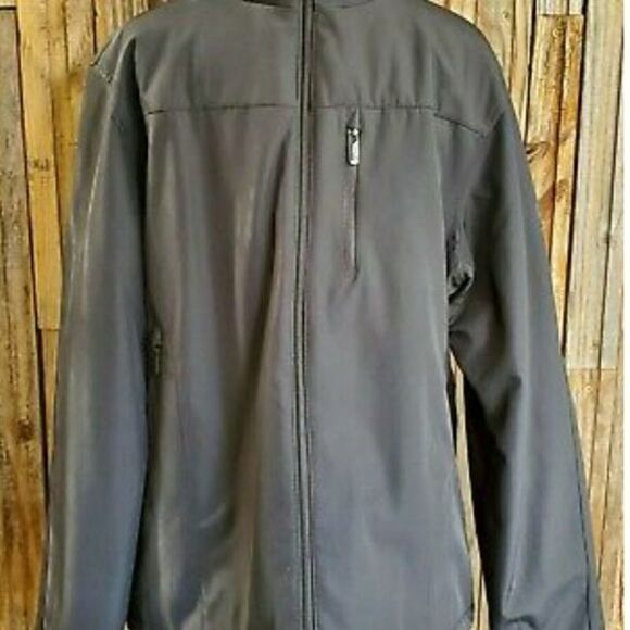 Tumi T-Tech Jacket Water Resistant Packable Softshell Windbreaker Black Sz XL - Picture 3 of 10